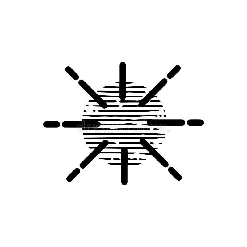Hand Drawn sunburst icon vector illustration isolated on white background vector illustration