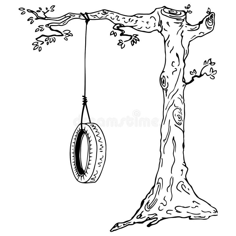 Tree Branch Swing Stock Illustrations – 1,328 Tree Branch Swing