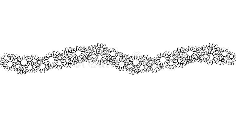 Hand Drawn Text Ornaments Flowers Illustration Stock Illustration ...