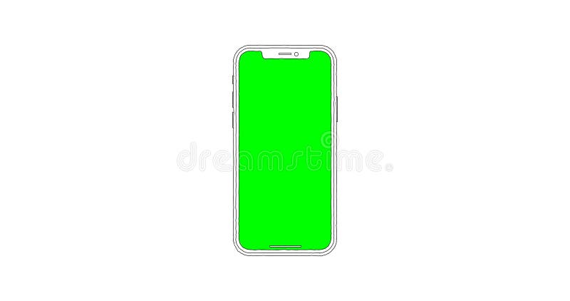 Hand Drawing Touch Screen Smart Phone Animation Stock Video - Video of