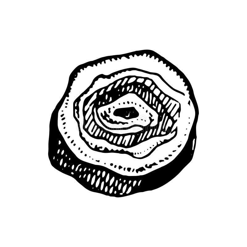 Hand Drawn Vector Illustration of Pork Steak Stock Vector