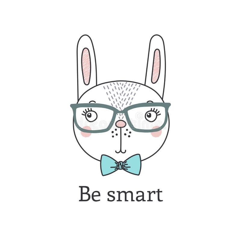 Download Cartoon Funny Character Or Mascot Rabbit Or Bunny With ...