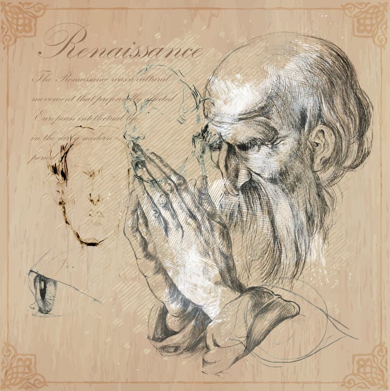 An hand drawn vector - renaissance stock illustration An hand drawn vector - renaissance stock illustration