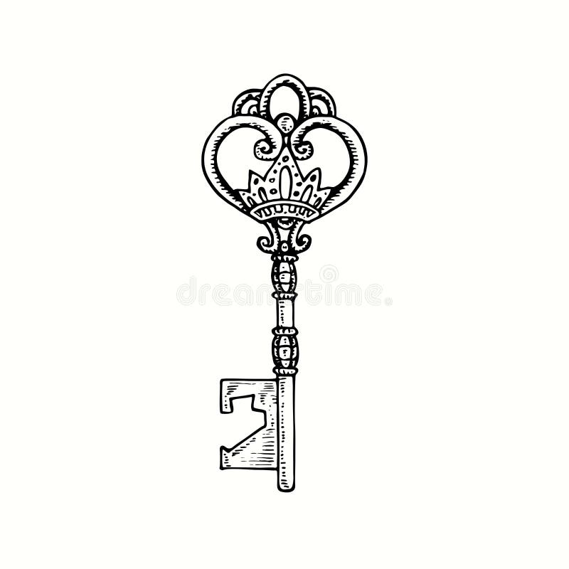 Antique Key Collection Stock Illustration  Download Image Now  Key Skeleton  Key Old  iStock