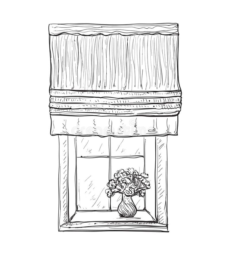 Hand drawn Windows Sketch stock vector Illustration of Hand drawn Windows Sketch stock vector Illustration of