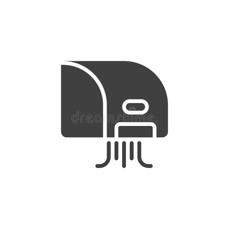 Hand Dryer Machine Vector Icon Stock Illustration Illustration of