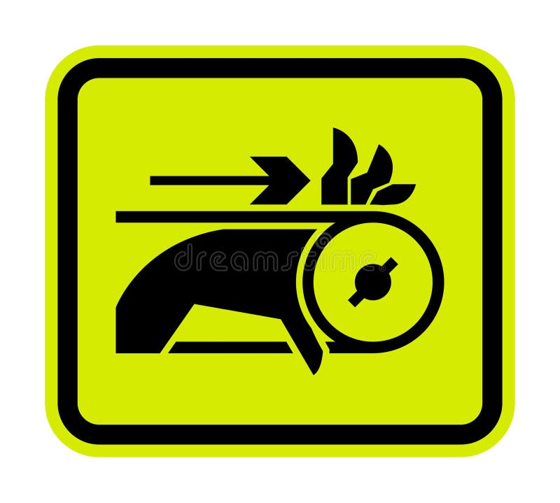 Hand Entanglement Belt Drive Symbol Sign, Vector Illustration, Isolate on White Background Label