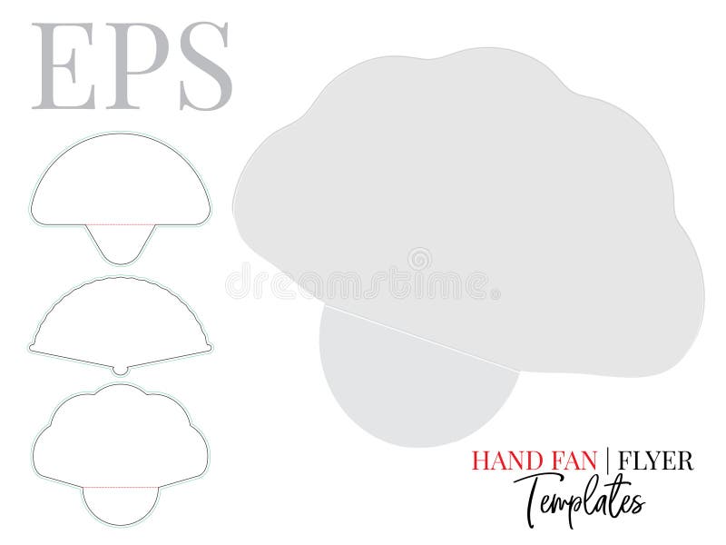 Blank Hand Fan Stock Illustrations 371 Blank Hand Fan Stock