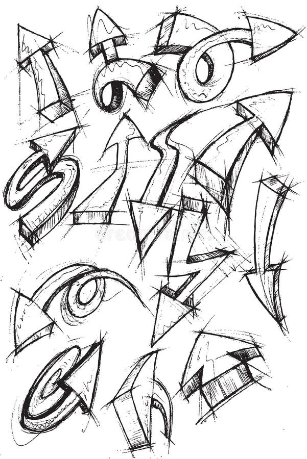 hand för element för pilsamlingsdraw vektor illustrationer hand för element för pilsamlingsdraw vektor illustrationer