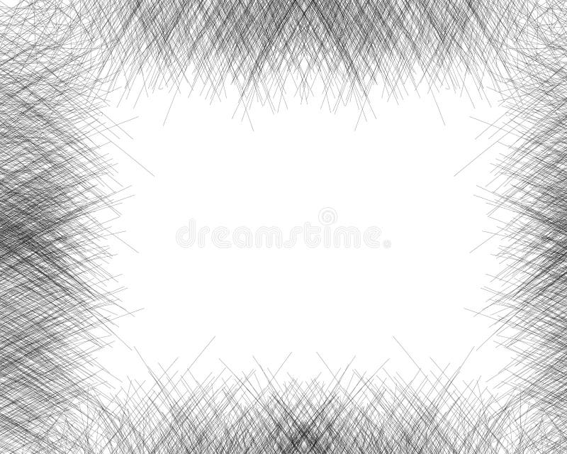 Hand getrokken dwars-uitbroedt met een potlood Kader De schuine grijze fijne lijnen, gekrabbel, Krabbel, bekladden Vectorbekledin vector illustratie Hand getrokken dwars-uitbroedt met een potlood Kader De schuine grijze fijne lijnen, gekrabbel, Krabbel, bekladden Vectorbekledin vector illustratie