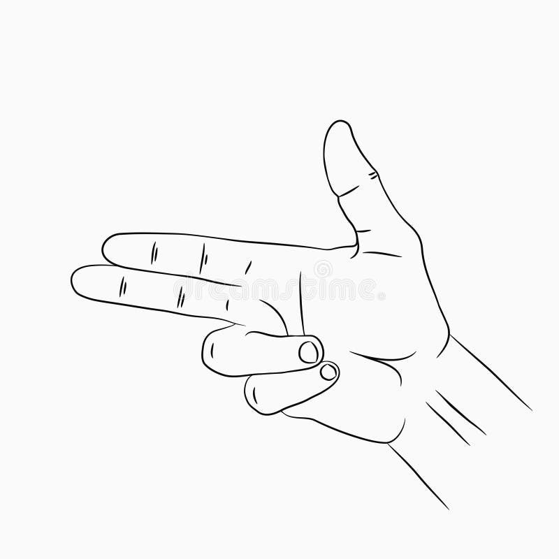 genstand fodspor Higgins Hip-Hop Hand Gesture. East Coast Rap Sign. Vector. Stock Vector -  Illustration of peace, logo: 109039522