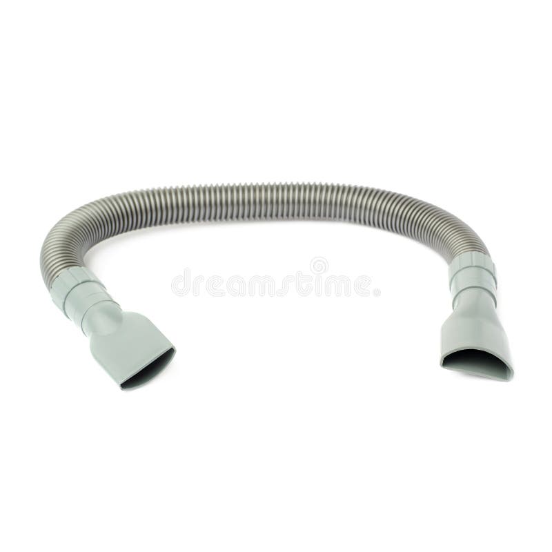 Hand Held Small Vacuum Hose Cleaner Isolated Over The White Background