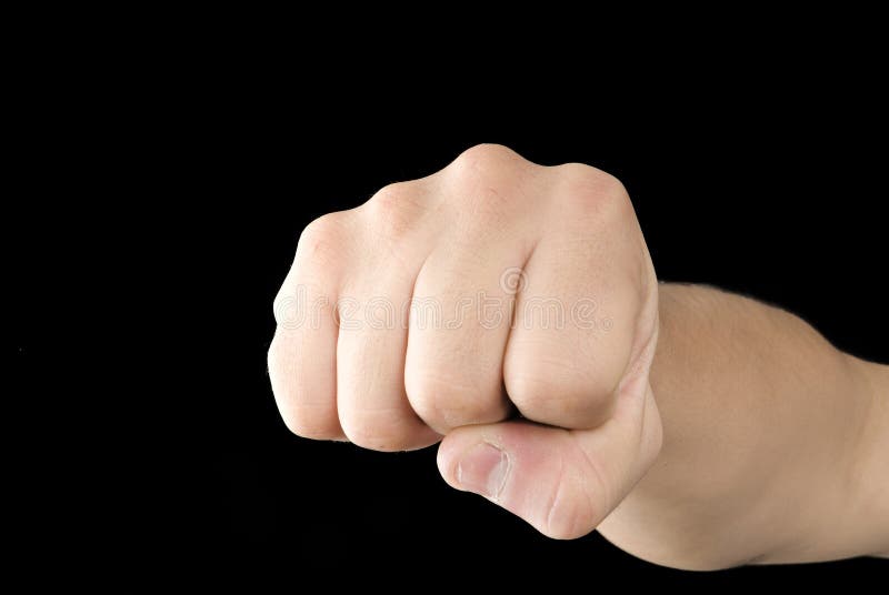 Hand hit color stock image. Image of hand, conflict, isolated 6409133