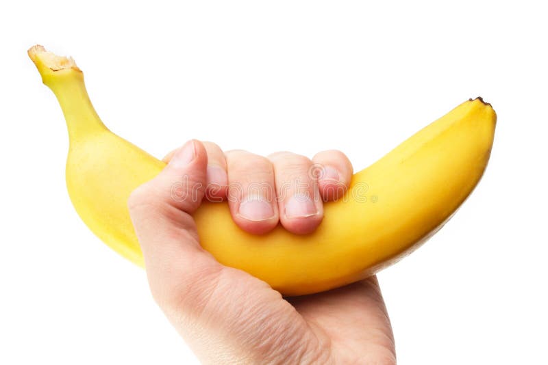 Hand hold banana. fruit