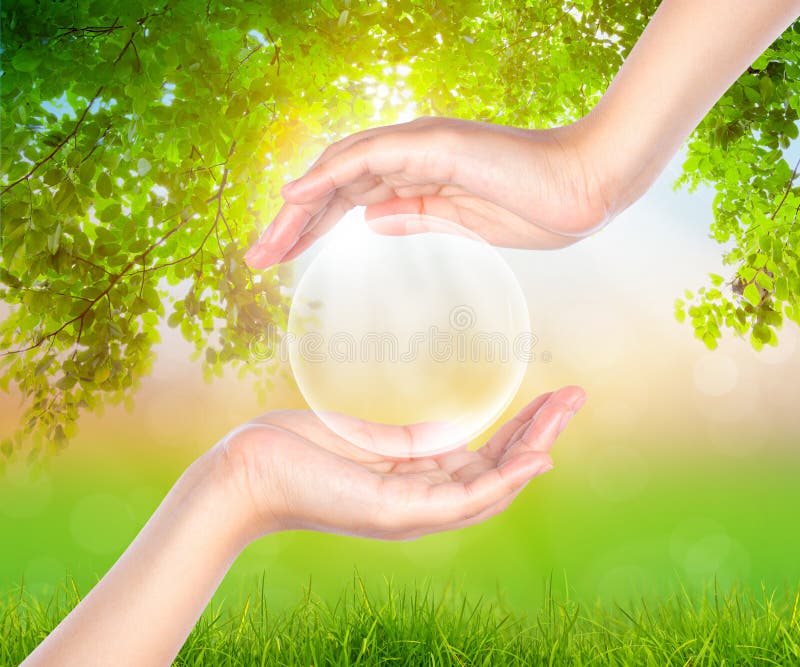 Hand hold Bubbles stock photo. Image of cheerful, innocence - 48007816