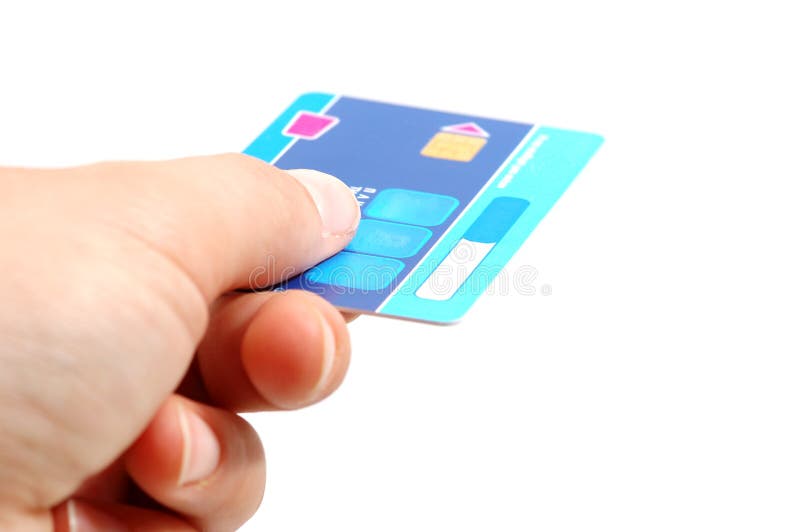 Hand Hold A Credit Card Picture. Image 2491520