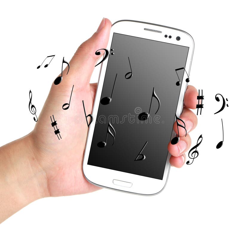 Hand Hold Music Phone