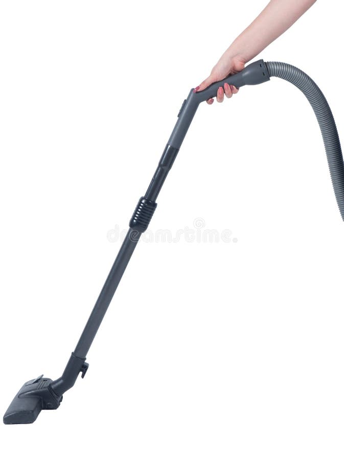 Hand Hold Vacuum Cleaner Pipe White Background Stock Photos Free