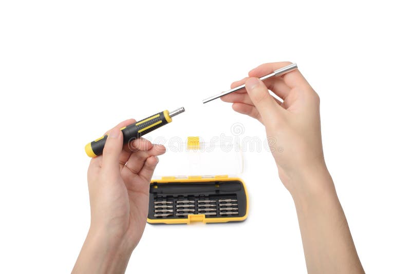 Hand Hold Variable Screwdriver Stock Photo Image of construction