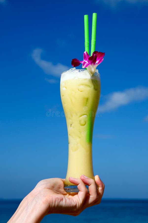 Hand Holding a Big Glass of Cocktail Stock Image Image of lush