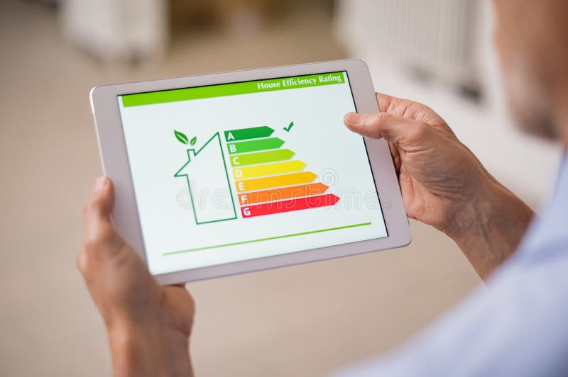 Energy efficiency house royalty free stock photos