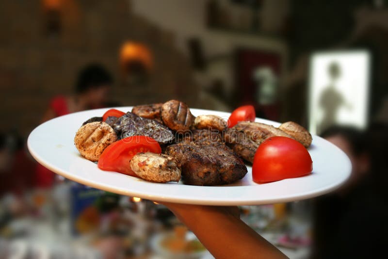 Hand holding dish stock photo. Image of diet, supper, nutrition 7963792