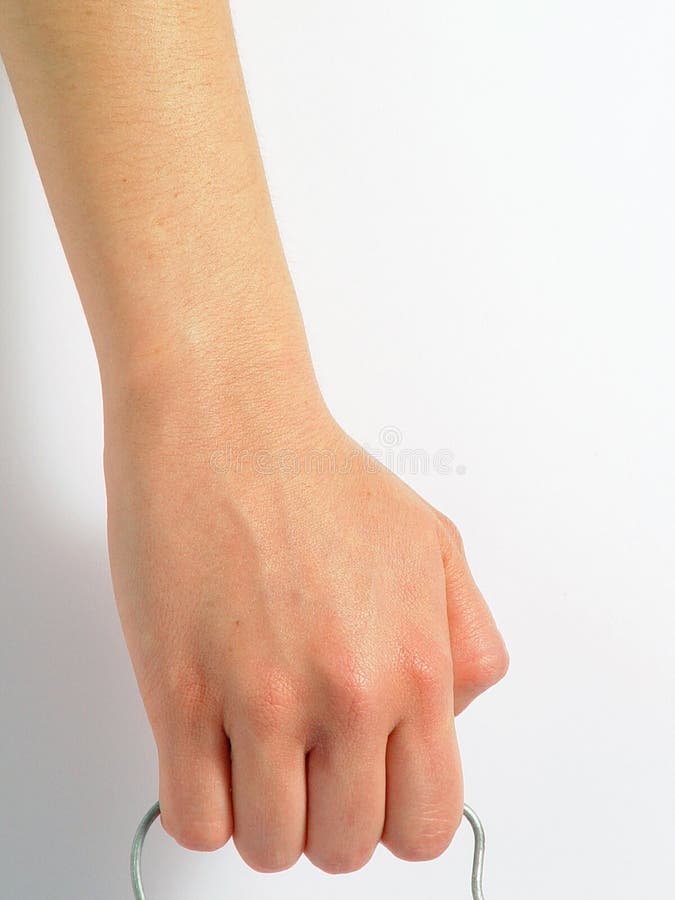 Hand holding a handle stock photo. Image of forearm, holding 7033656