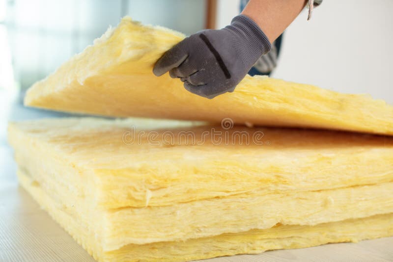 Hand Holding Insulation Sheet Stock Image Image of procedure, female