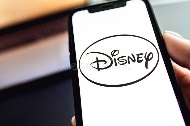 Disney+ App Logo on a Smartphone Screen. Editorial Photo Image of