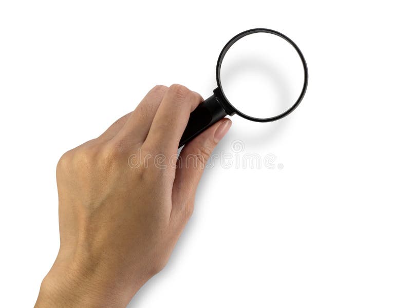 man with magnifying glass png