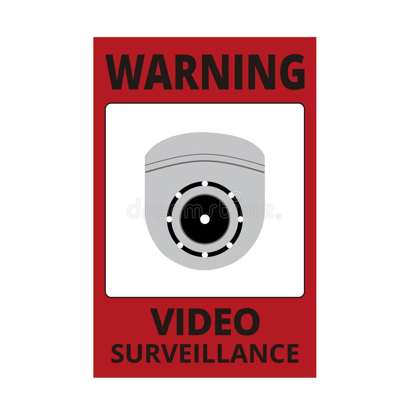 Segnale Di Attenzione Cctv Videosorveglianza 24 Ore Su 24 - Immagini Vettoriali Stock E Altre - Foto 12