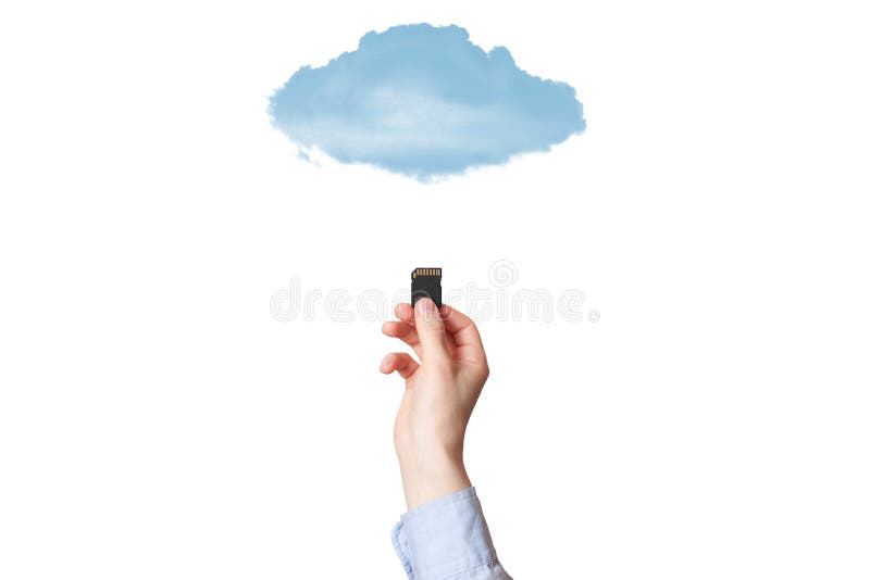 Hand holding SD memory card isolated on white background royalty free stock photo Hand holding SD memory card isolated on white background royalty free stock photo