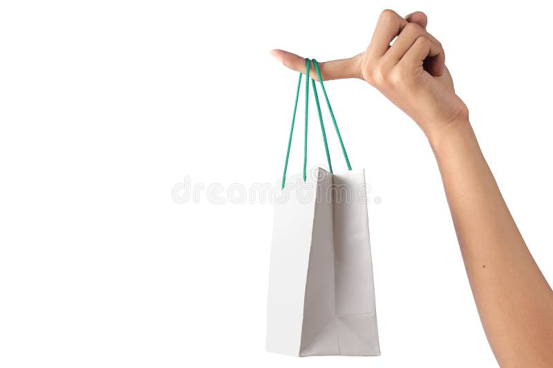 Hand holding shopping bag stock image. Image of fashion 16978437