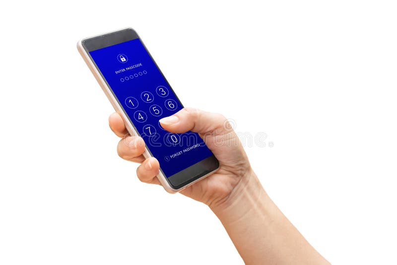 Keypad on the lock stock image. Image of detail, chain 45657455