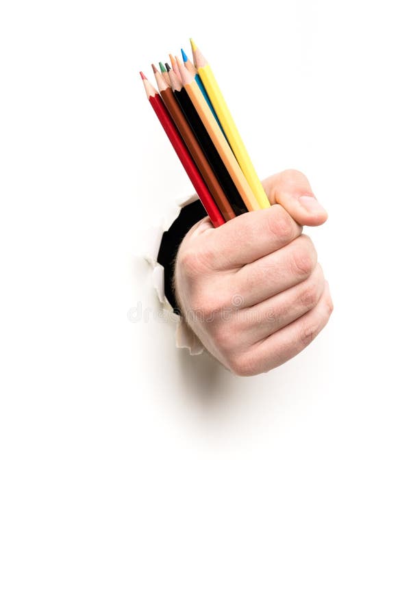 Hand holding things stock photography