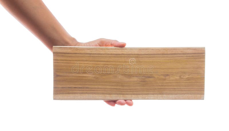 Hand holding wooden stock photos