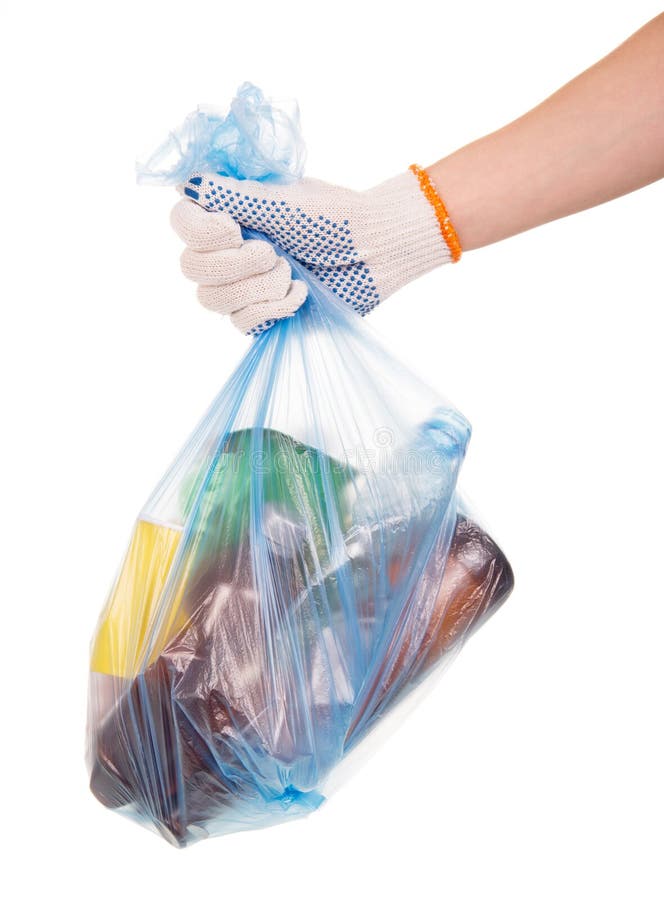 Household Waste, Trash Isolated on White Stock Photo Image of