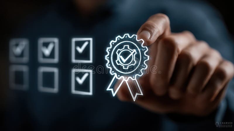 Achieving quality assurance through process optimization royalty free illustration