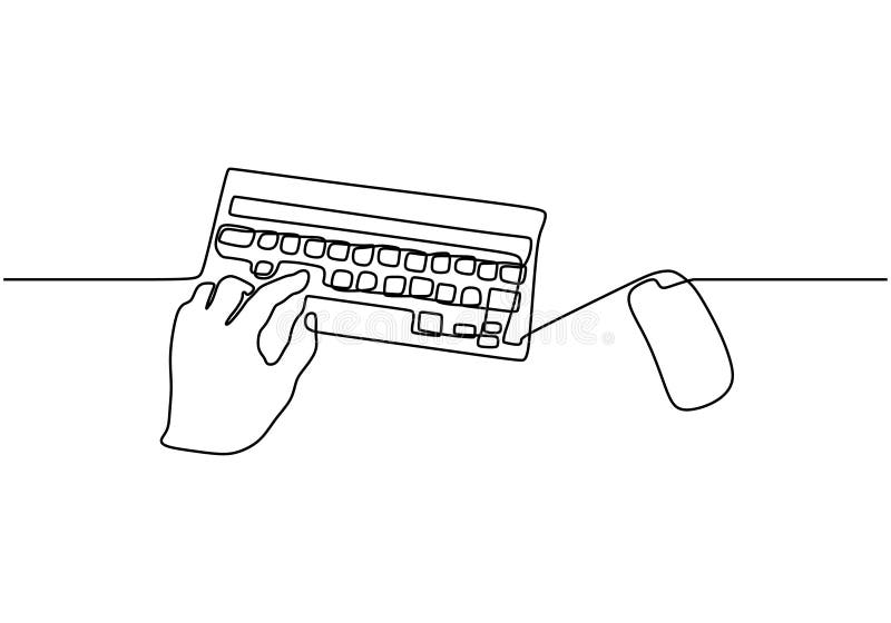 Featured image of post Drawing Of Keyboard And Mouse A keyboard is one of the primary input devices used with a computer