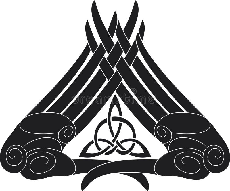 Hand-knot pattern vector illustration