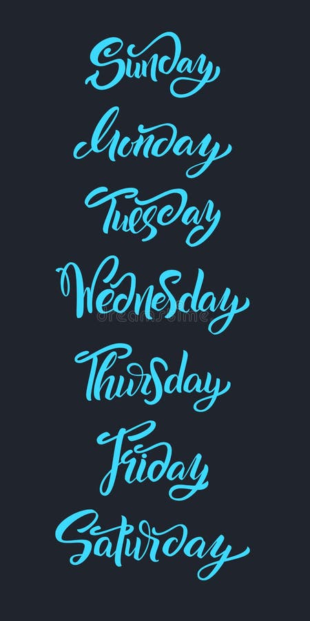Premium Vector  Tuesday lettering modern handwritten text sticker for  planner bright tuesday text days of week planning concept vector  illustration