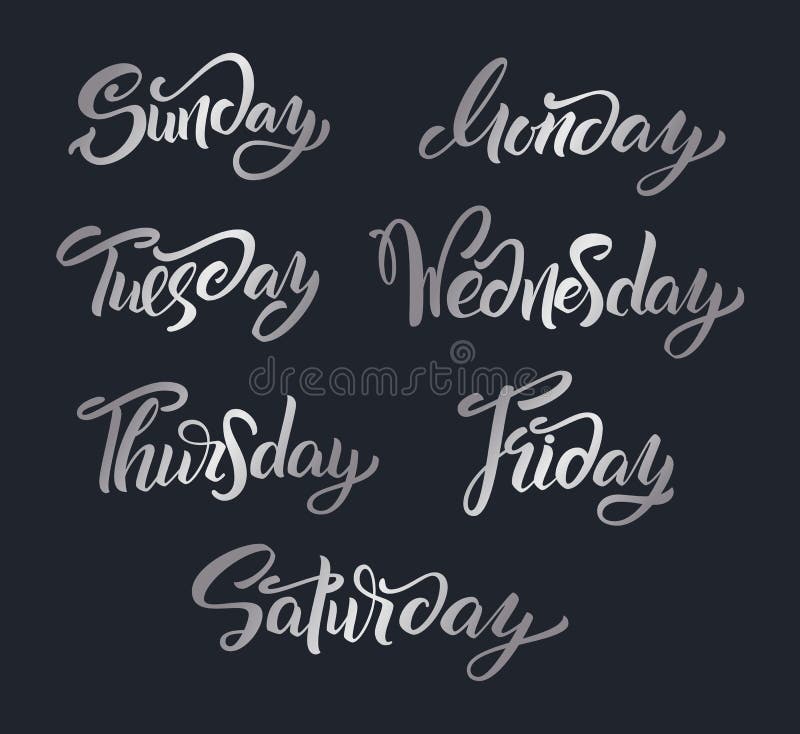 Premium Vector  Tuesday lettering modern handwritten text sticker for  planner bright tuesday text days of week planning concept vector  illustration