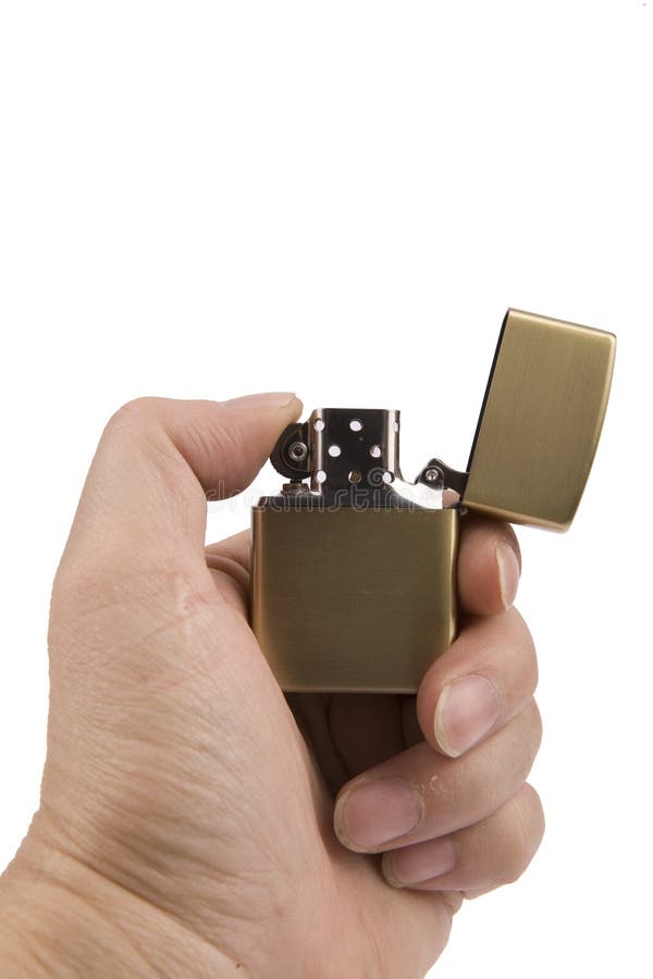 Hand with lighter stock photo. Image of chrome, colorful 7513012