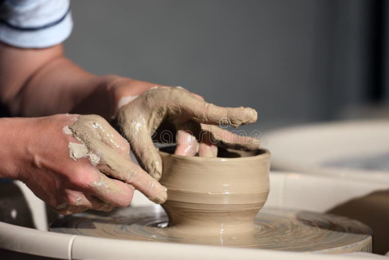 Hand made ceramics royalty free stock photography Hand made ceramics royalty free stock photography