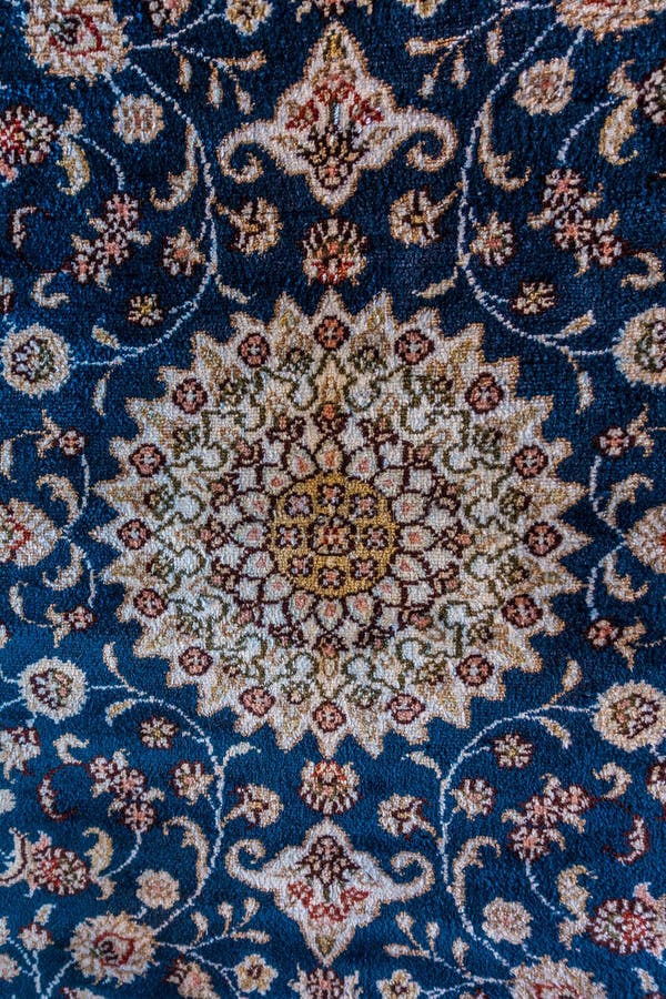 Hand Made Israeli Carpet Pattern Stock Image Image of design