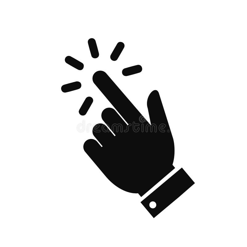 Hand Making Selection icon sign – stock vector vector illustration