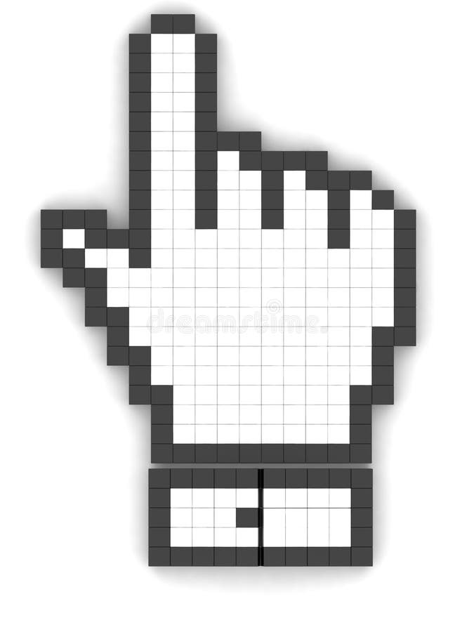 Hand mouse symbol