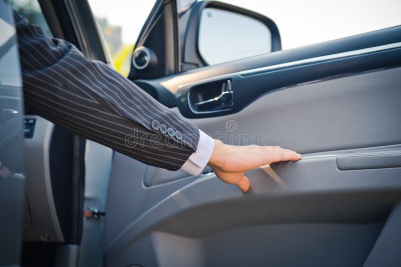 Hand opening car door stock photo. Image of freedom, open 67100384