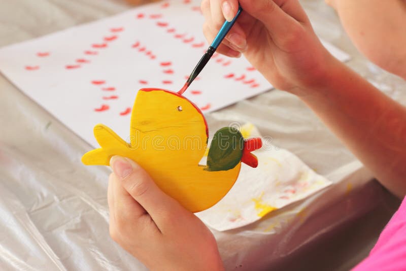 Hand-painted children's creative toys royalty free stock photo Hand-painted children's creative toys royalty free stock photo