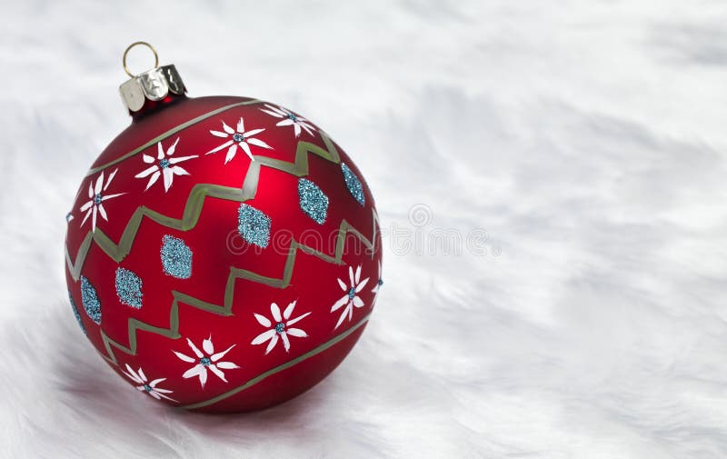 Hand Painted Christmas Bauble Stock Photo - Image of hand, painted ...